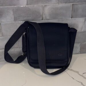 Lacoste Men's Dark Gray Messenger Bag